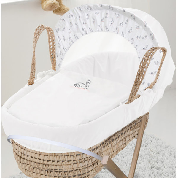 Isabelle & Max Toney Cotton Blend Moses Basket Bedding Set Wayfair.co.uk